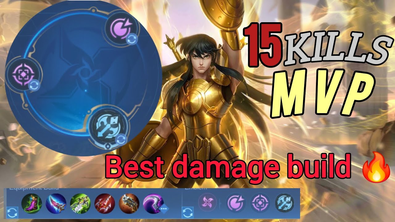 15kills and 10 assist damage build 🔥#chou#mlbb chou best build#golbal chou build 🔥#epicgamply