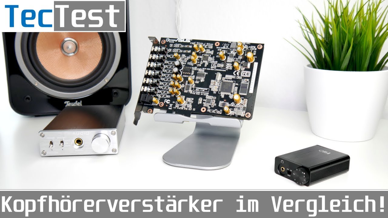 Kopfhörerverstärker im Vergleich! | FiiO e10k , FX Audio DAC-X6 & Asus Xonar AE | TecTest | 4K
