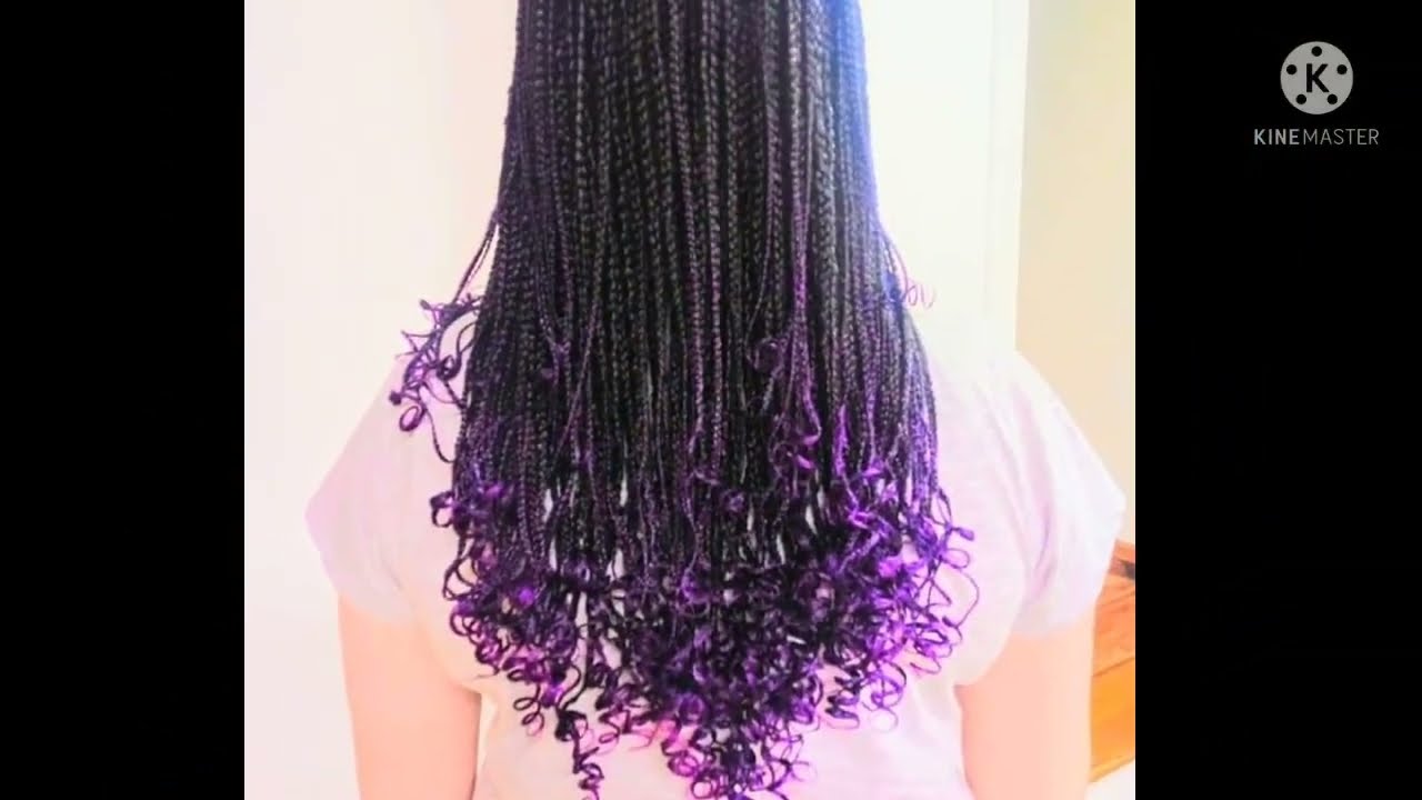 COMO RIZAR LAS PUNTAS a LAS TRENZAS paso a paso con Fabiola trenzas #fabiolatrenzas