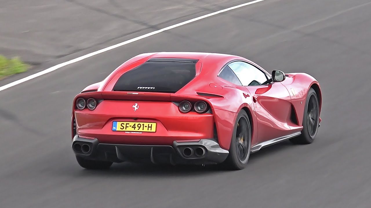 Ferrari 812 Superfast with Novitec Exhaust System Screaming on Track!
