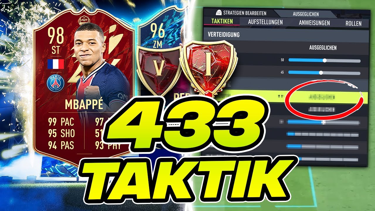 433 FIFA 22 TAKTIK 🦁 Offensiv Taktik 433 nach dem Patch