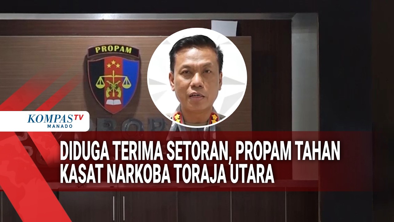 DIDUGA TERIMA SETORAN, PROPAM TAHAN KASAT NARKOBA TORAJA UTARA