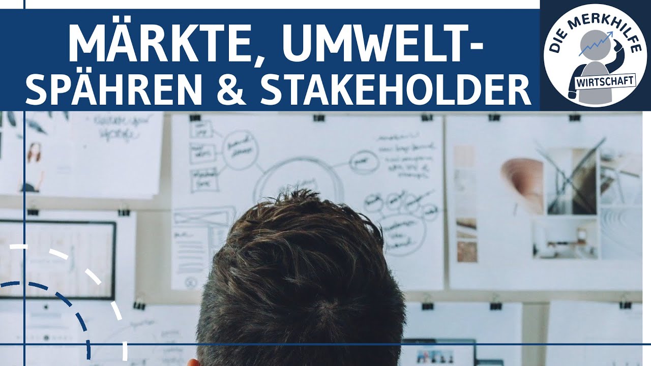 M&auml;rkte, Umweltsph&auml;ren & Stakeholder - Umwelt eines Unternehmens 1 einfach erkl&auml;rt - Unternehmen