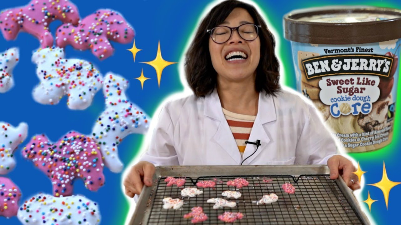 ✨Can You TRANSFORM Cookie Dough from ICE CREAM into Circus Animal COOKIES?