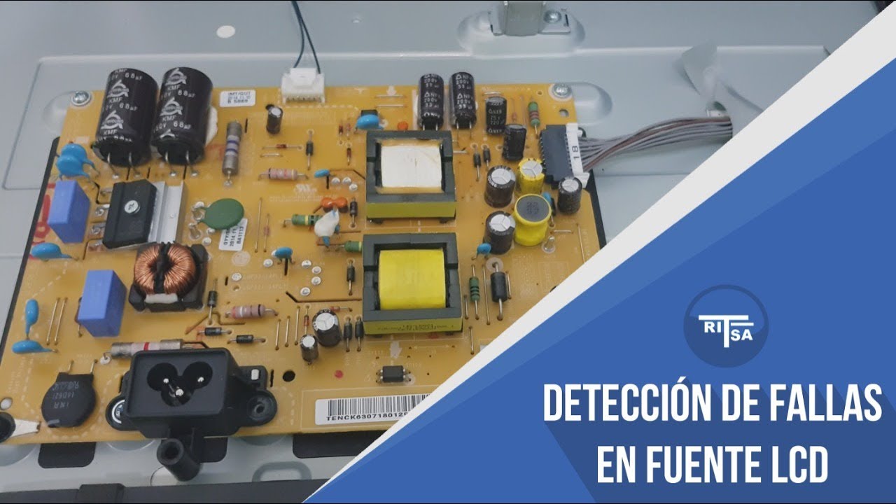 Voltajes y detección de fallas en fuente LCD