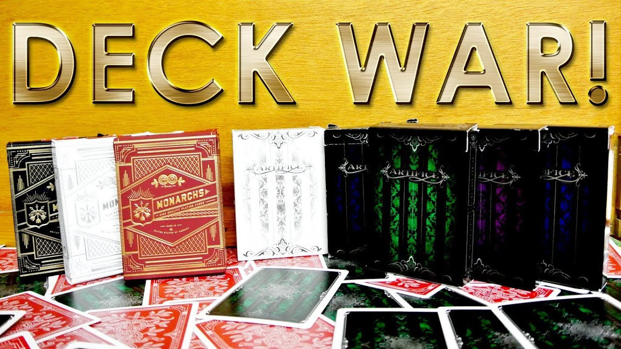 Deck War - Monarchs Vs Artifice Playing Cards [HD]