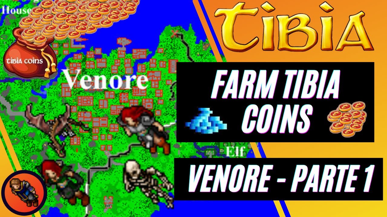 COMO FARMAR TIBIA COINS LOW LEVEL EM VENORE - PARTE 1