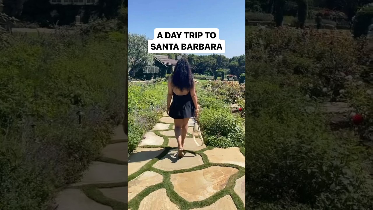 Come on a day trip to Santa Barbara, CA with me ☀️🍸💫 #shorts