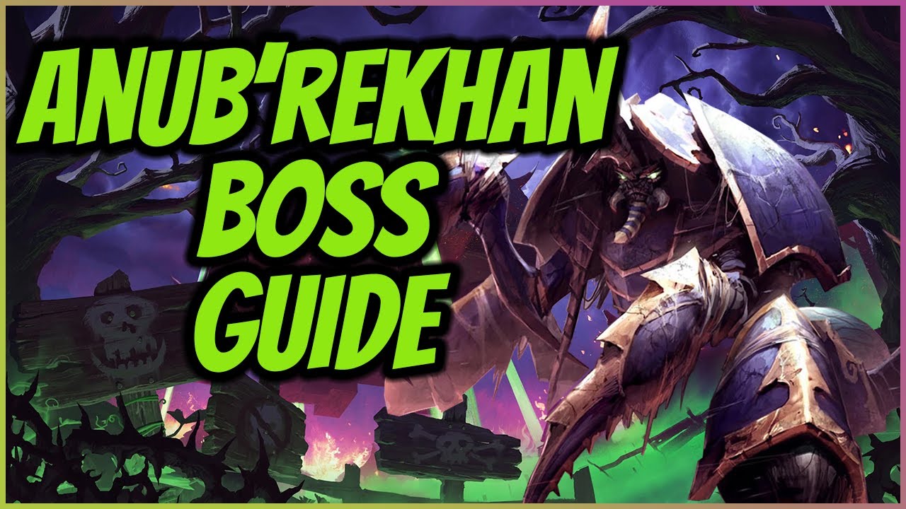 WoW Classic Naxxramas Boss Guide - Anub'Rekhan