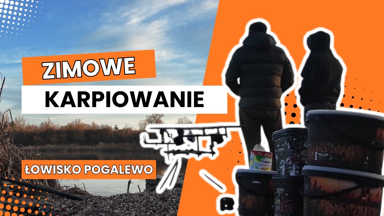 Zimowe karpiowanie na łowisku Pogalewo ! Grudniowe Karpie ! #wędkarstwo