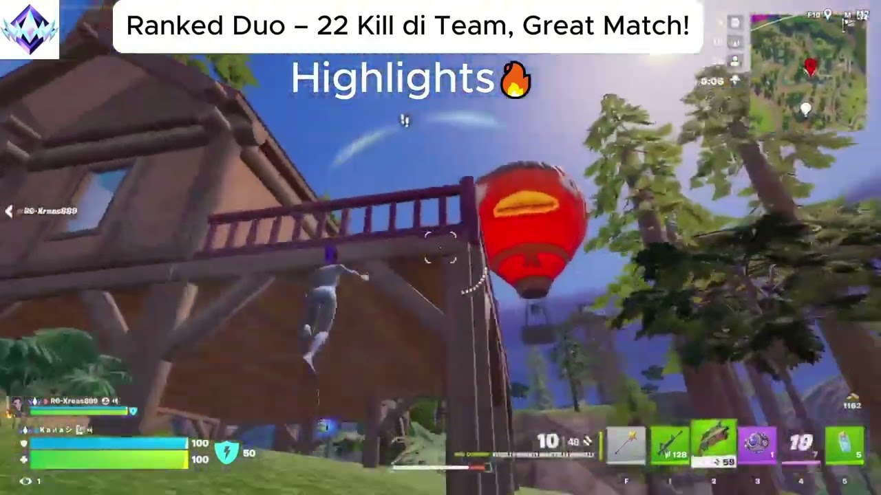 Ranked Duo – 22 Kill di Team, Great Match!