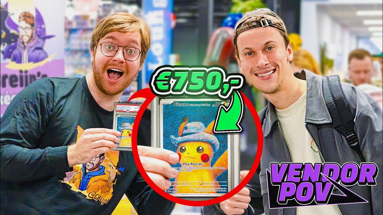 Vendor POV | Collectorscon Dag 1, €750 Pikachu Van Gogh VERKOCHT, COINFLIPS En Meer!