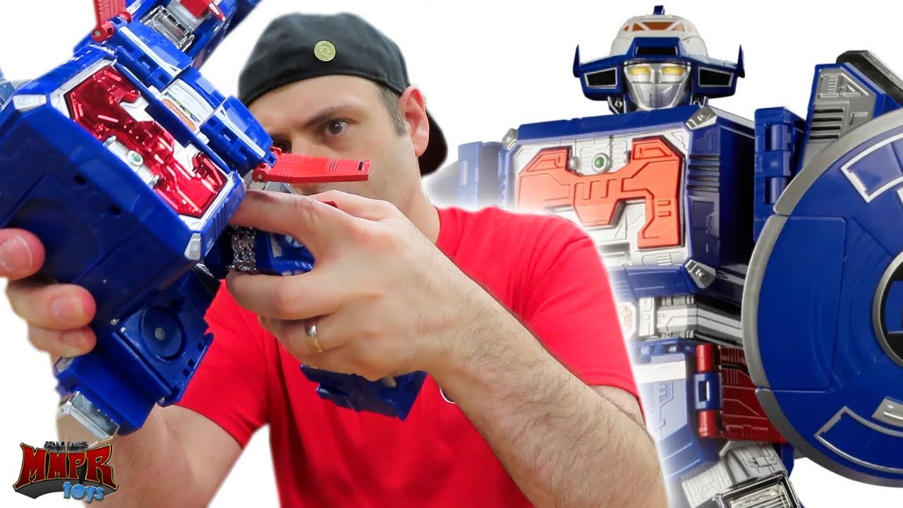 ZAP Astro Megazord vs Bruno! (Power Rangers In Space)