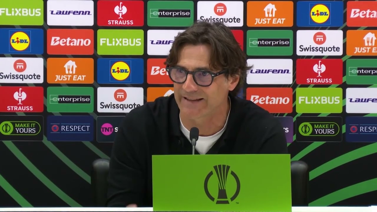Conferenza stampa di mister Paolo Vanoli al termine di Crystal Palace vs Fiorentina