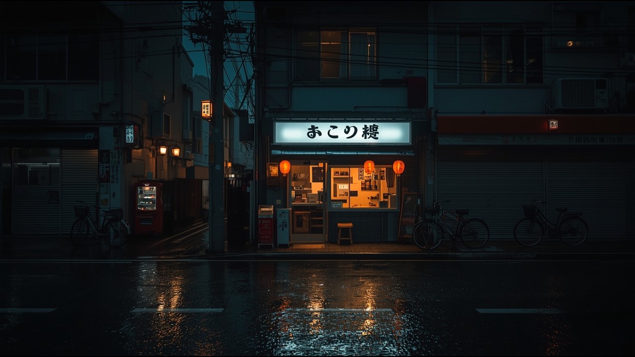 Tokyo Midnight Rain 🌧️ — Soft Midnight Rain Ambience for Sleep, Focus & Calm