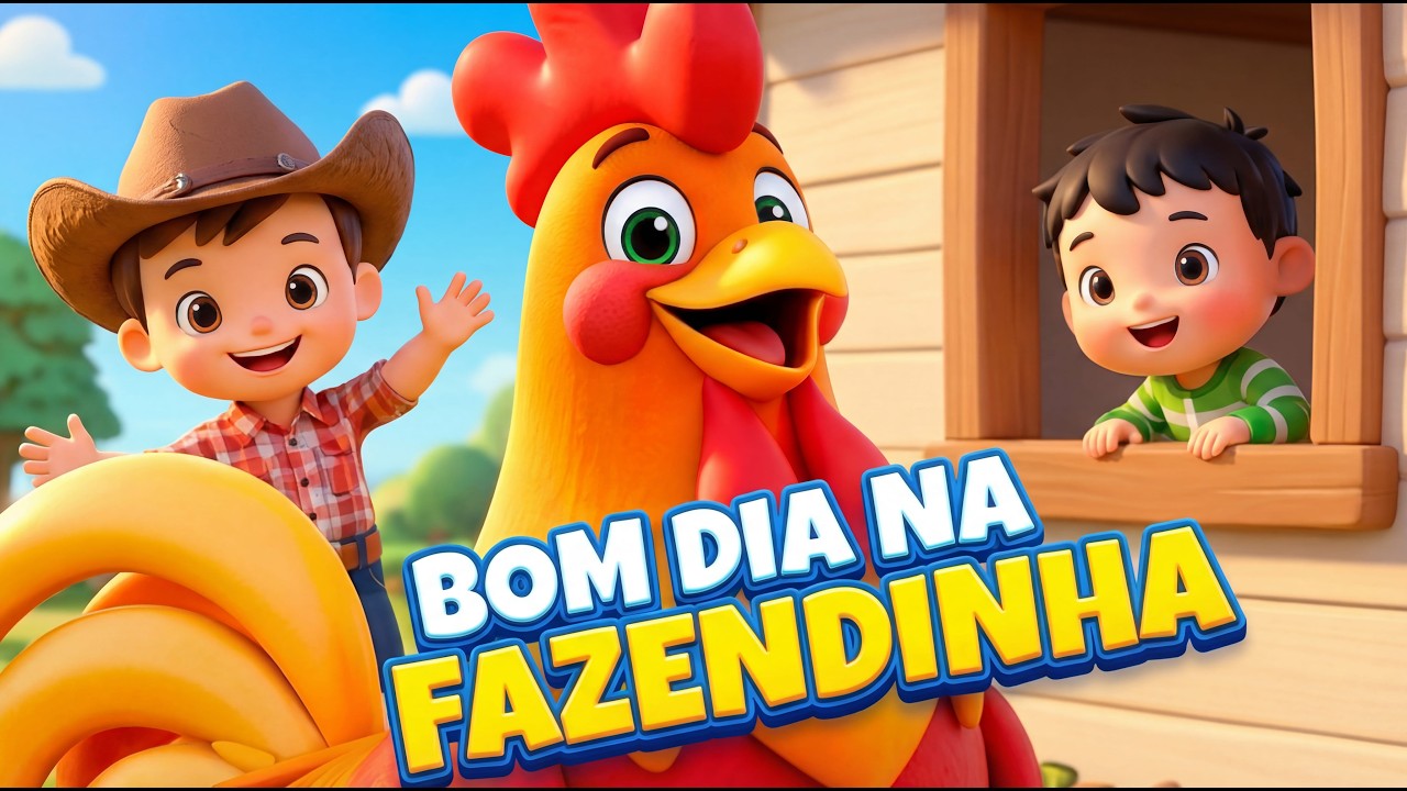 Música Cristã Infantil - Bom Dia na Fazendinha | Houve Luz - Educativo e Cristão