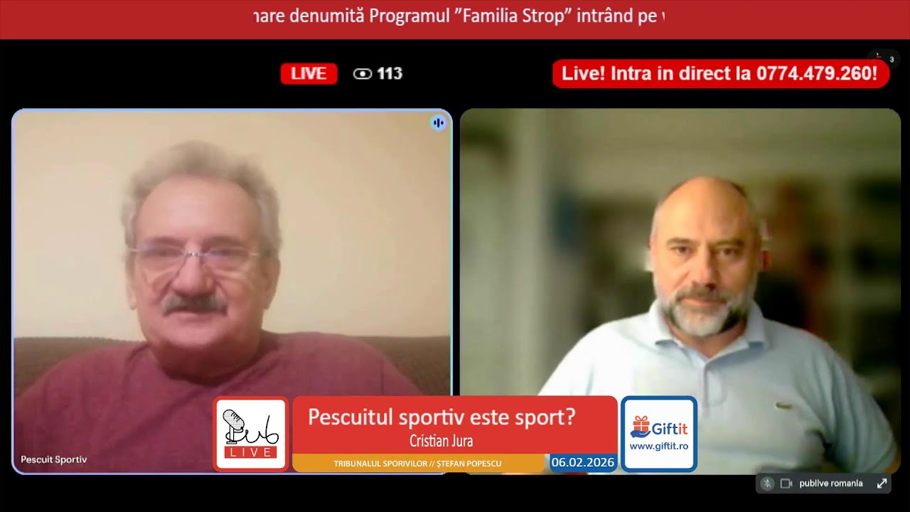 Pescuitul sportiv este sport? / Tribunalul sportivilor - 06.02.2026