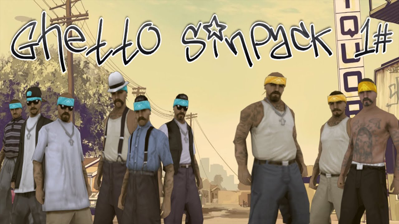 Ghetto Skinpack for GTA SA #1 × Aztec/Rifa/Vagos ×