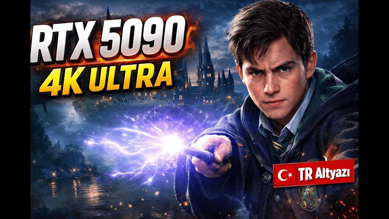 Hogwarts Legacy Türkçe Altyazılı | RTX 5090 ile 4K ULTRA Oynanış