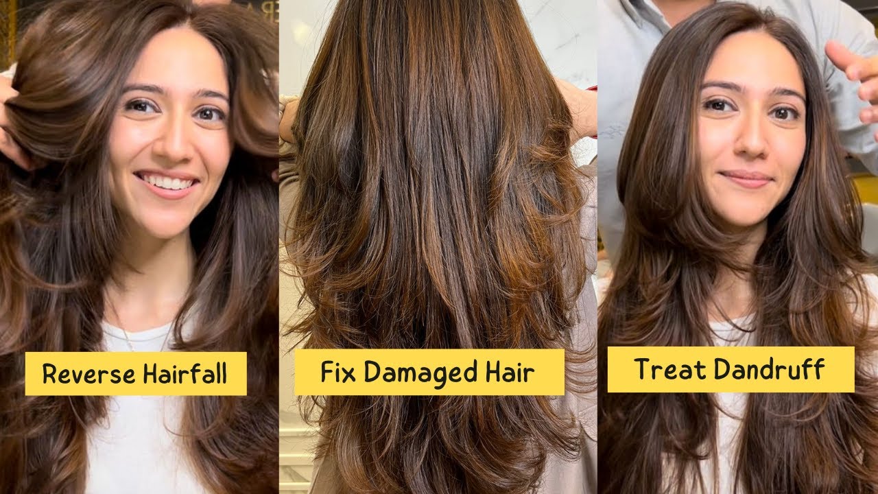 3 step routine to all your hair problems (Treat Dandruff, Hairfall and Damaged Hair) | Sahiba Bali
