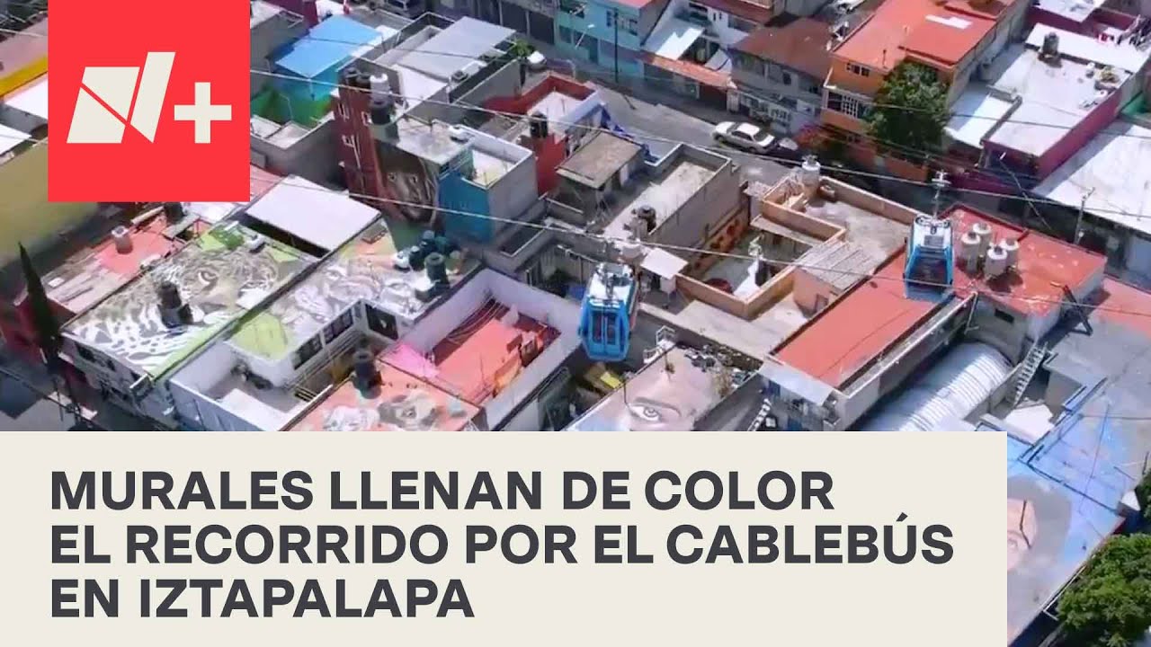 Así son los murales del Cablebús en Iztapalapa - En Punto