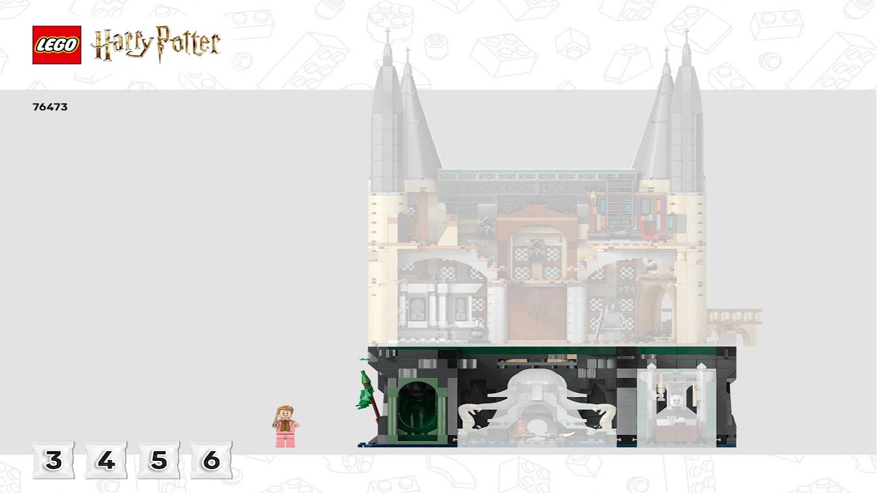 LEGO Instructions - Harry Potter - 76473 - Hogwarts Castle: East Wing - Chamber of Secrets (Book 2)