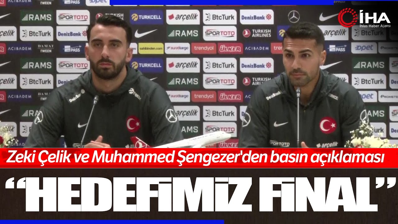 Milli Takım Futbolcuları Zeki Çelik ve Muhammed Şengezer'den Açıklamalar