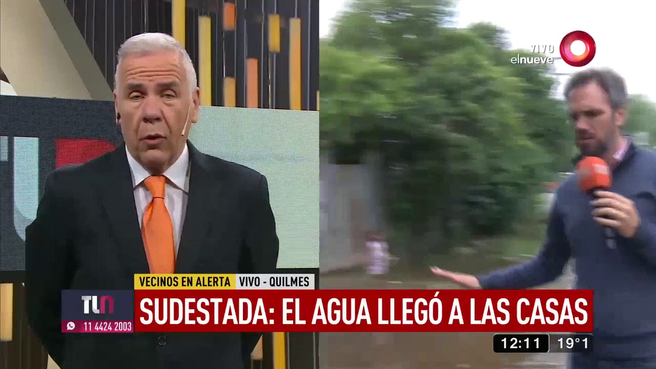 Quilmes: Vecinos en alerta por la crecida del r&iacute;o