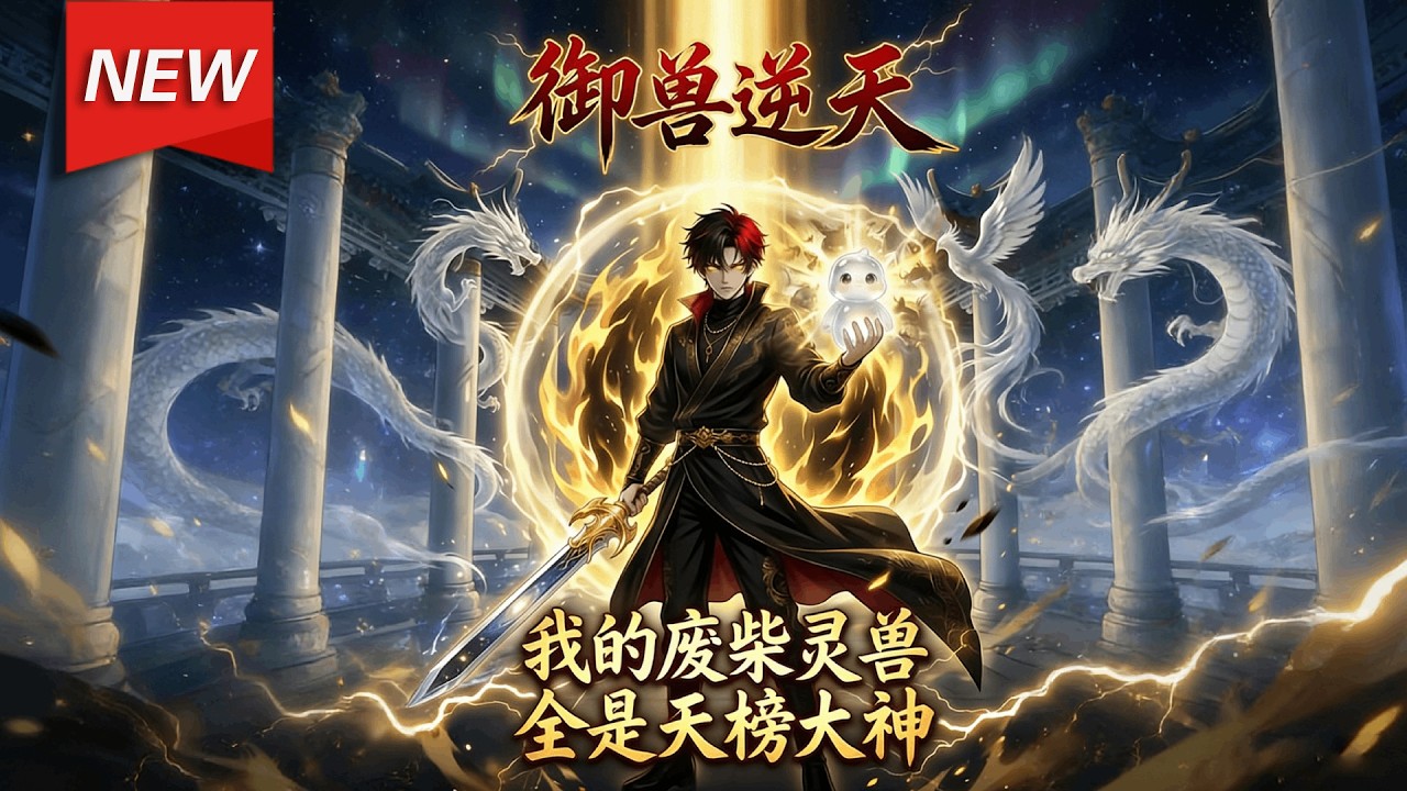 MULTISUB📢新番上线《御兽逆天：我的废柴灵兽全是天榜大神》第1~75集丨穿越为御兽世家废柴嫡长子安齐，契约F级史莱姆沦为笑柄，绝望之际废柴灵兽系统激活，契约灵兽越弱，返还实力越强！#破晓动漫社