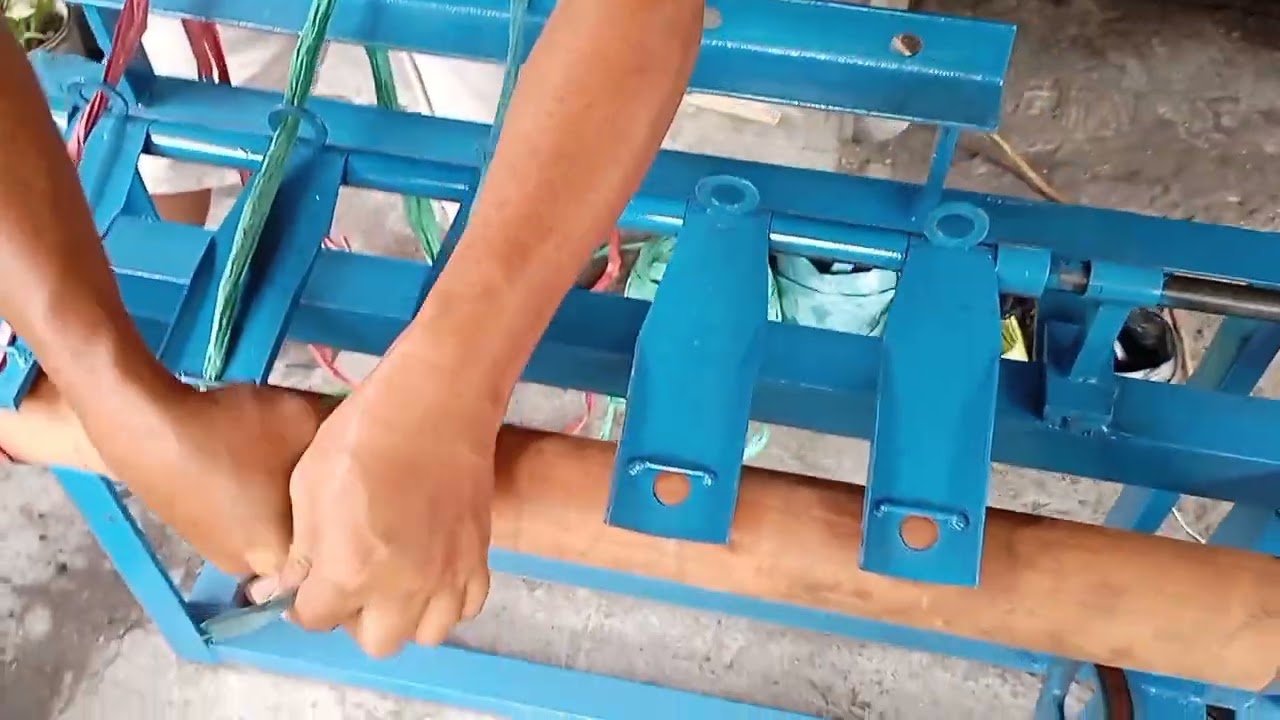 Mesin Gulung Tali Rafia Kecil Otomatis Lengkap dengan Timer
