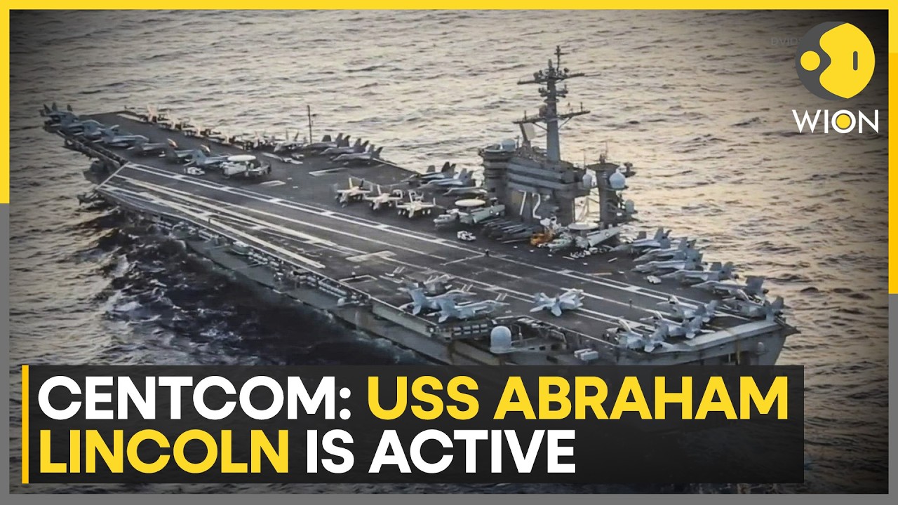 USS Abraham Lincoln Active, Operating in Arabian Sea: CENTCOM | WION