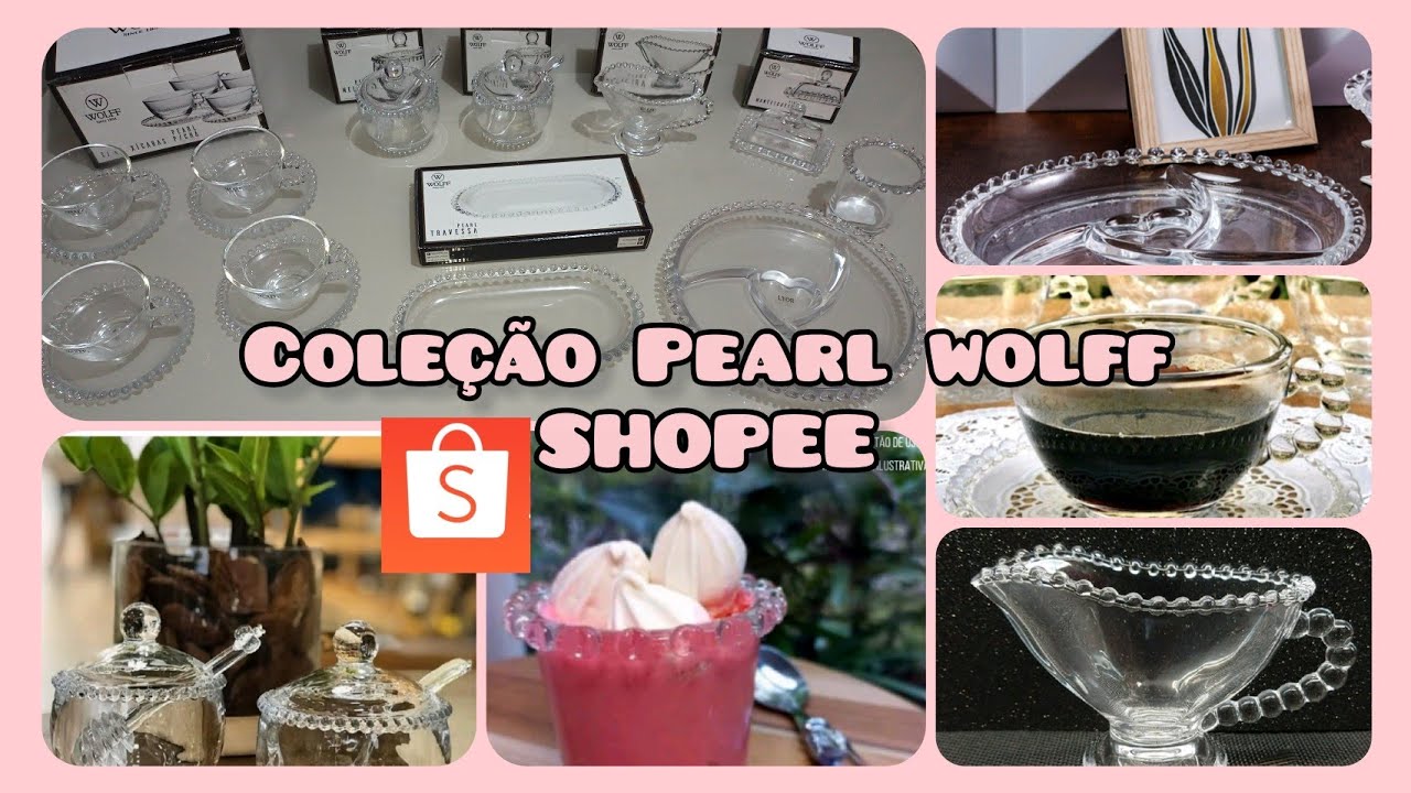 COMPRINHAS PARA MESA POSTA NA SHOPEE/COLEÇÃO PEARL WOLFF|LYOR CORAÇÃO#shopee#comprasshopee#mesaposta