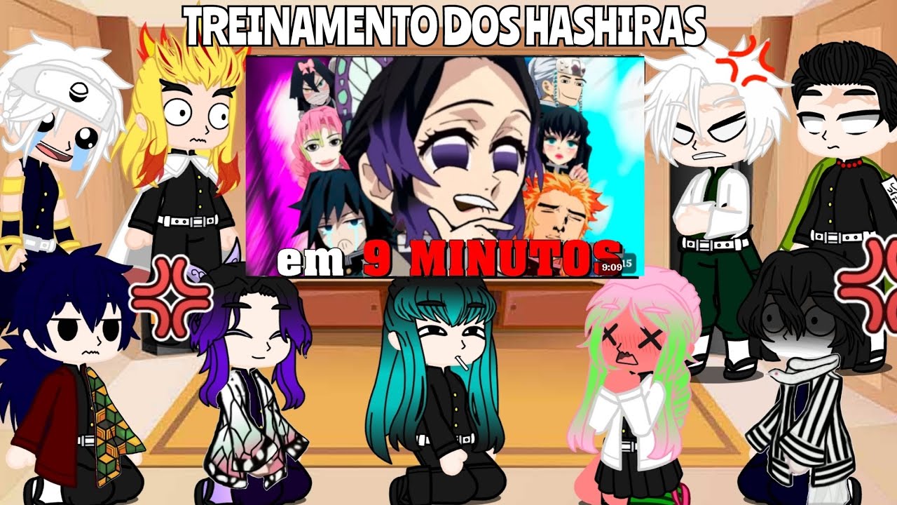 Hashiras react QUEM É O VIRGEM VERSÃO KIMETSU NO YAIBA 😂❤️• REDUBLAGEM •