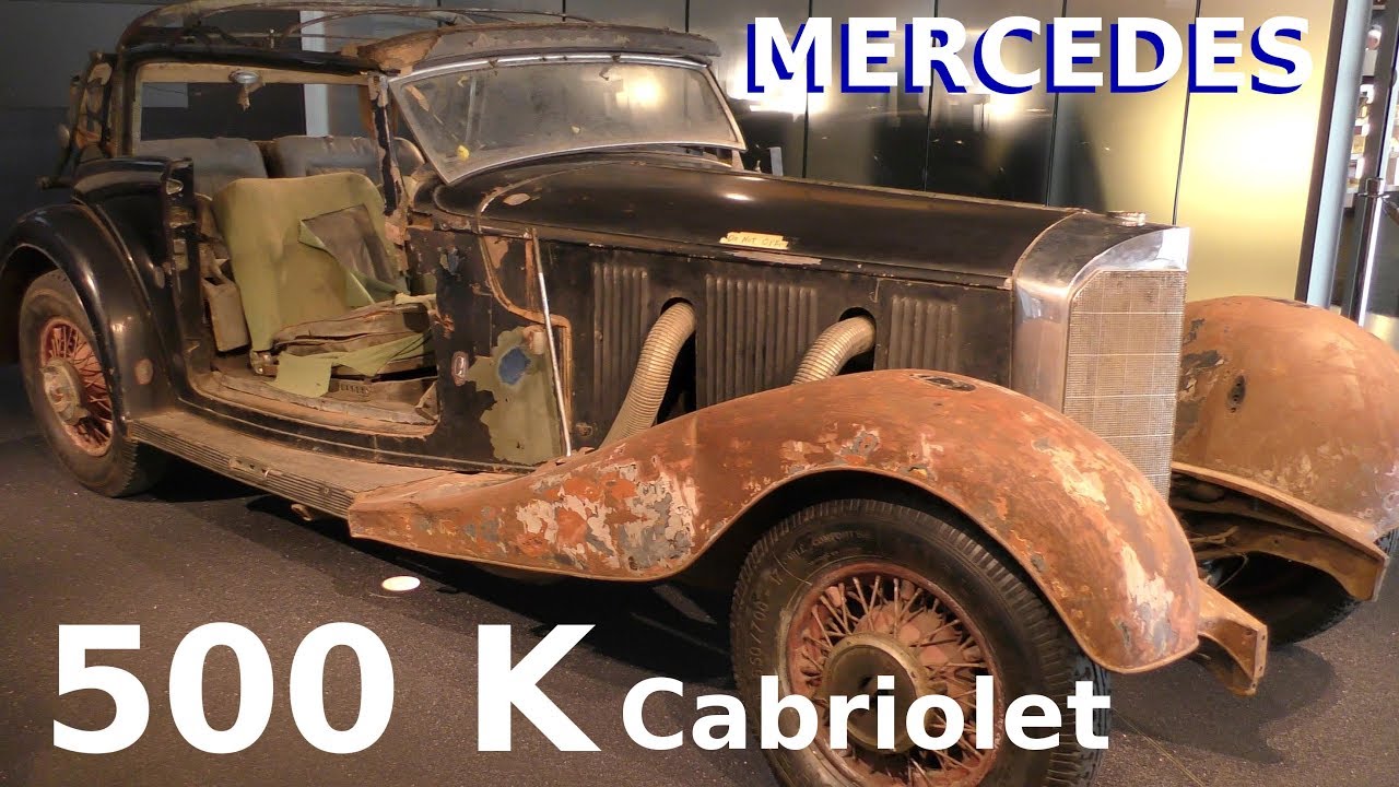 Abandoned 1935 Mercedes-Benz 500K Cabriolet B - Garagenfund