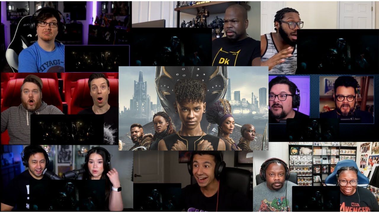 Black Panther: Wakanda Forever  - Official Trailer || ShuriiKen Reaction Mashup