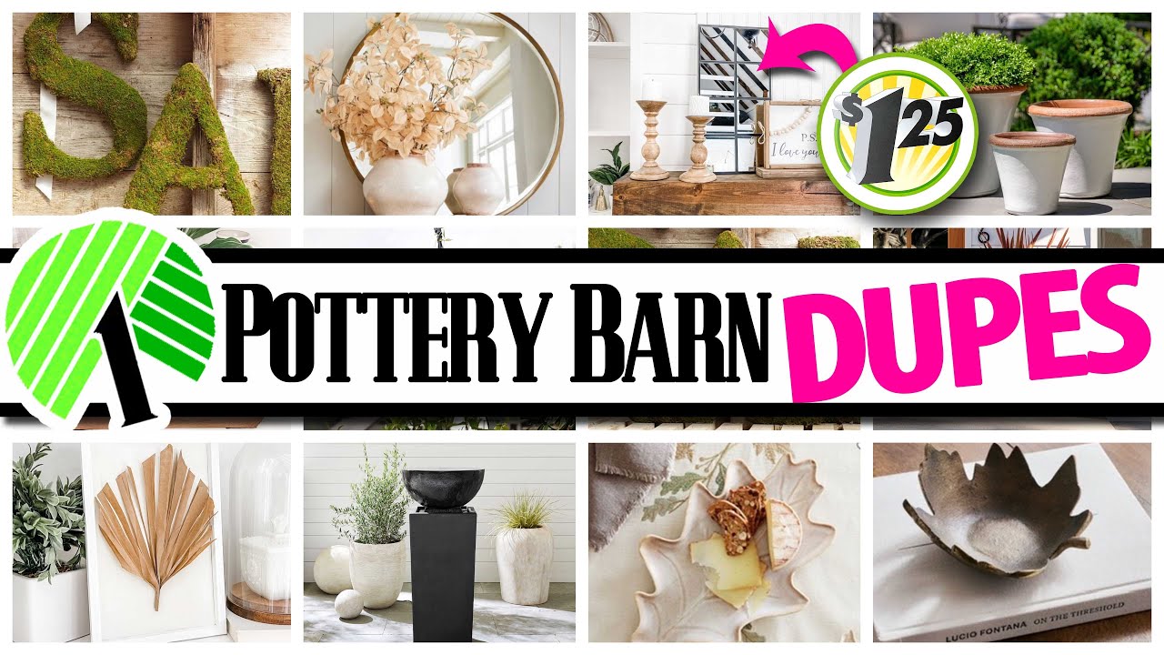 30 Dollar Tree Expensive Brand DUPES (Save $1000)... Pottery Barn DIYs