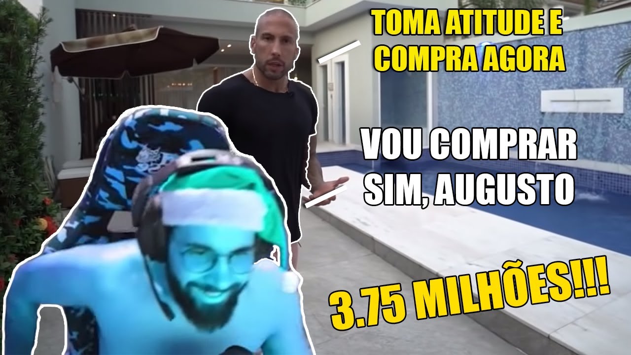 SMZINHO REAGE A CASA PRIVILEGIADA NA BARRA DA TIJUCA - AUGUSTO BRAGA