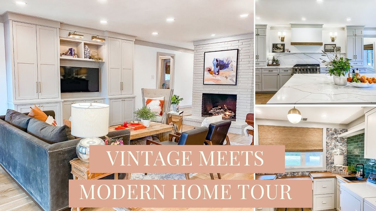 HOME TOUR | Modern Meets Vintage | FARMHOUSE LIVING