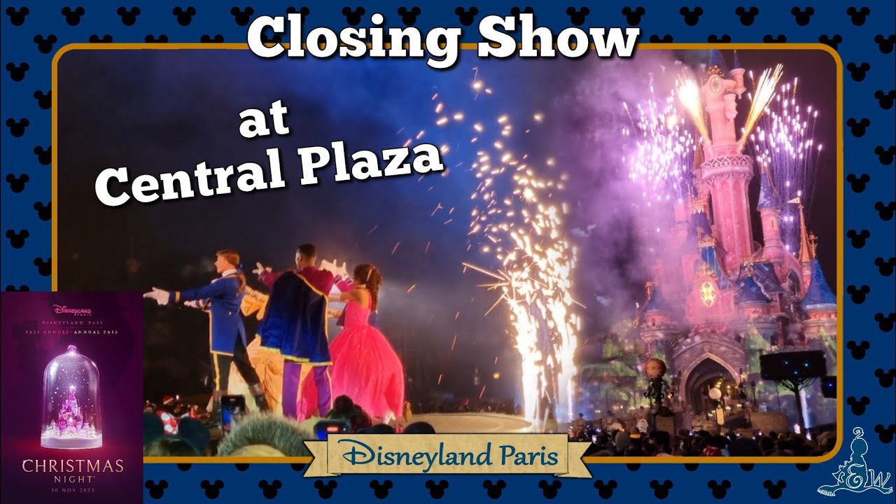[Disneyland Paris 4K] Closing show - Christmas Night 30-11-2023