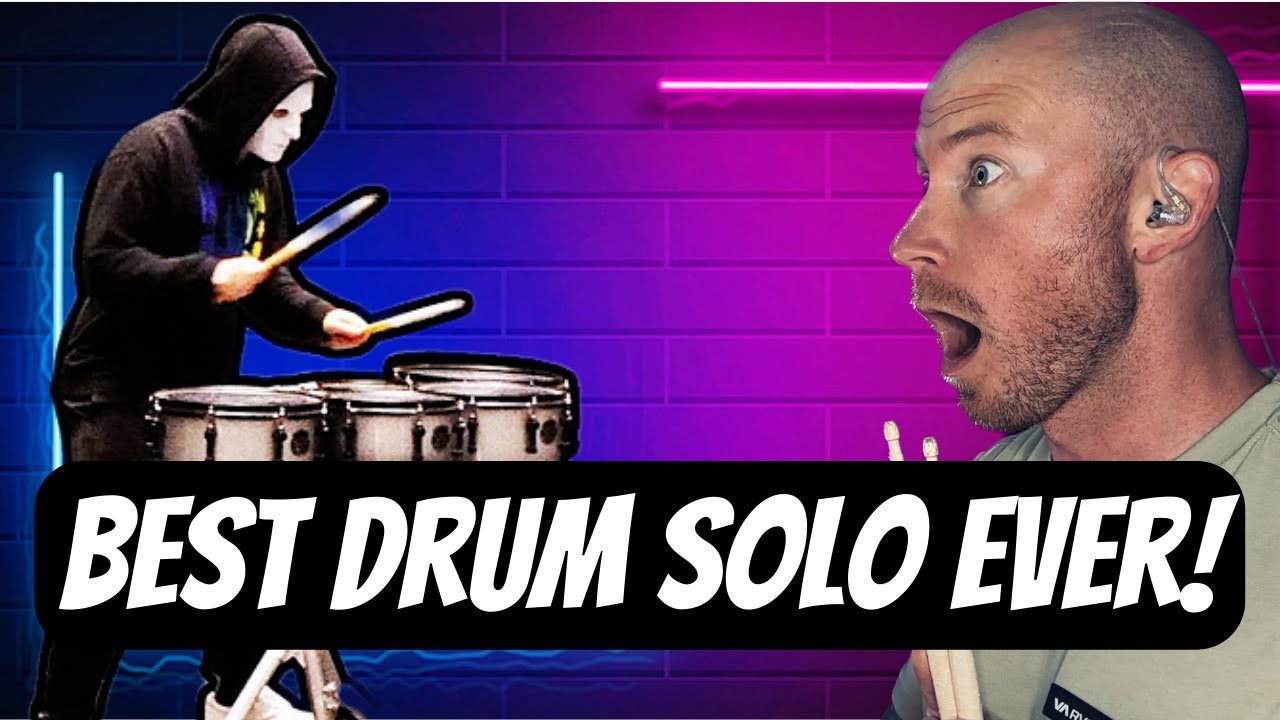 Drummer Reacts To - THE BEST DRUM SOLO EVER - MASKED GUY I&E 1ST PLACE FIRST TIME HEARING