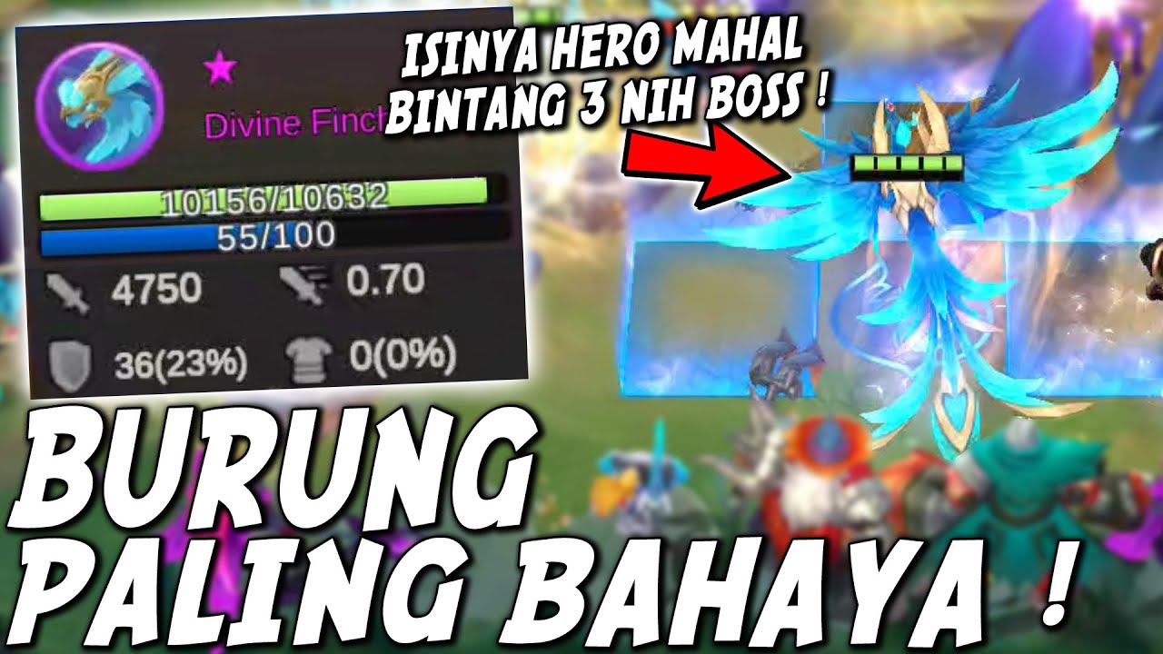 BURUNG FULL LIFESTEAL FULL CUAN FULL GENDUT ! ISINYA CLAUDE BINTANG 3 BOS ! SAKIT PARAH INI DMG NYA!