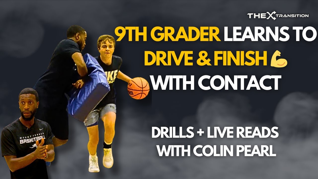 💪 9th Grader Learns to FINISH Through Contact | Colin Pearl’s Driving & Finishing Workout