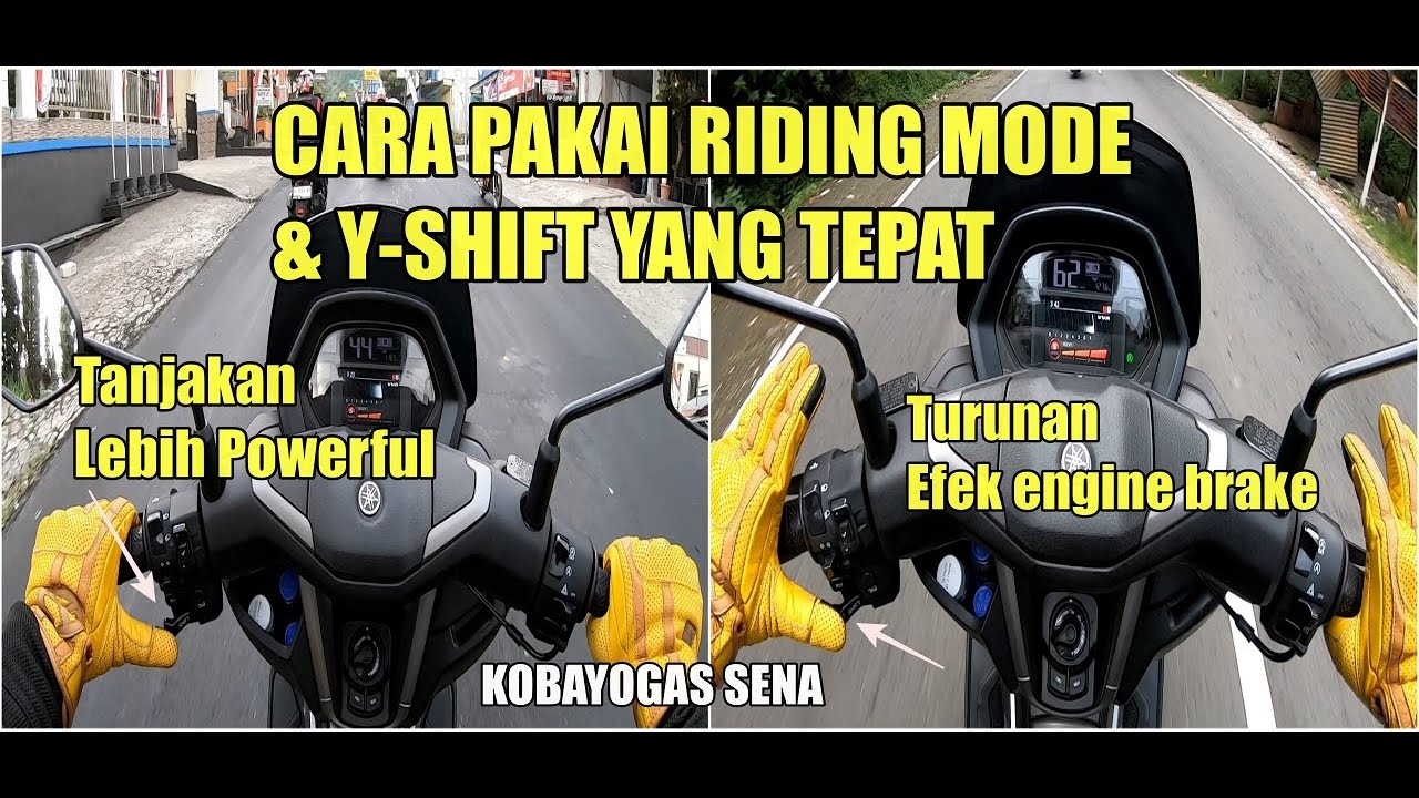 CARA PAKAI RIDING MODE + Y SHIFT DI NMAX TURBO..!!
