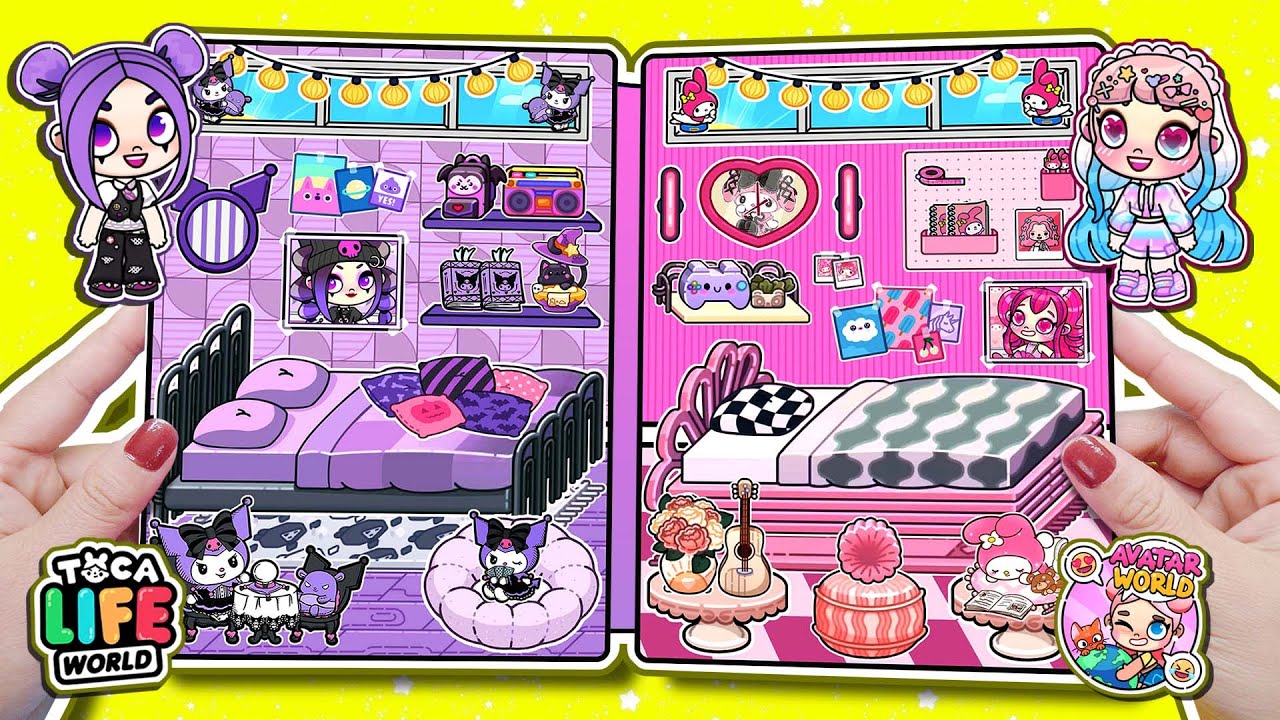 Candy Home Quiet Book Episode 148 - Kuromi and Mymelody Quiet Book