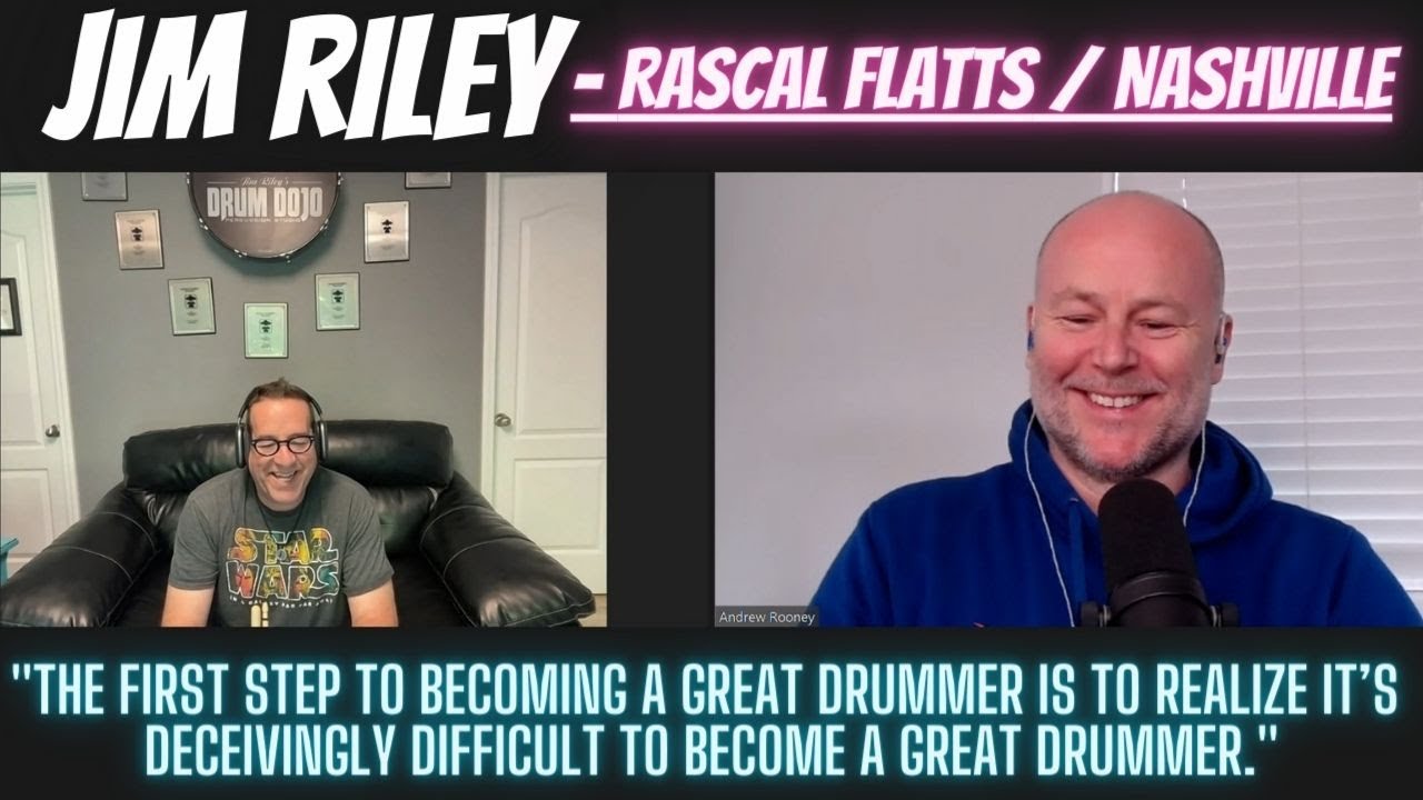 JIM RILEY Full Interview | Rascal Flatts/Nashville Session Legend! (NZ Drummer Podcast)