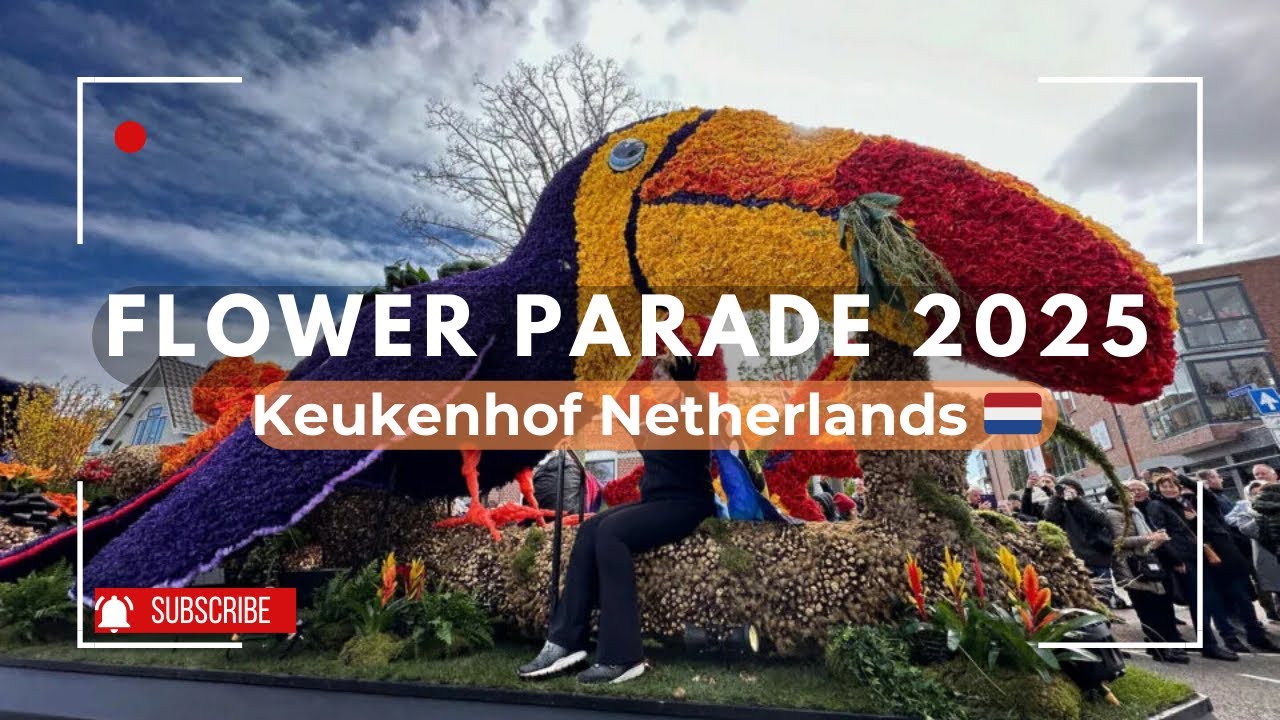 Flower Parade 2025 - Netherlands 🇳🇱 | Keukenhof | Dutch spring festival [4K]
