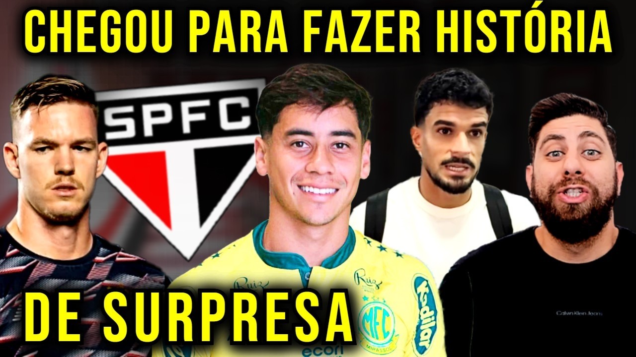 REFORÇO CHEGOU SIM!!! SÃO PAULO APRESENTA MUDANÇA BOMBÁSTICA DO NADA! SPFC AGORA SURPREENDEU A TODOS