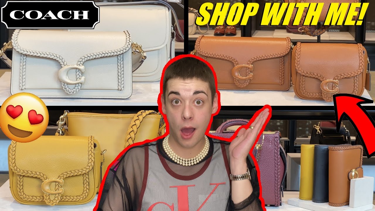 Coach Bags With A TWIST? Coach Braided Collection! *SHOP WITH ME*
