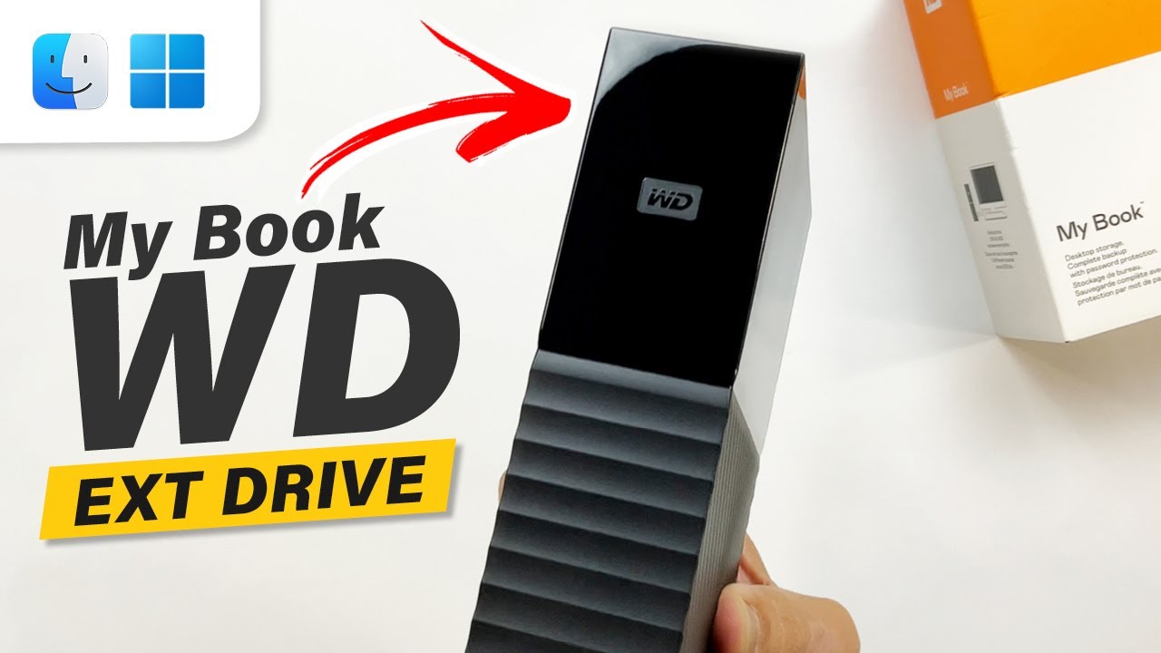 Внешний накопитель WD My Book для Mac и Windows PC!