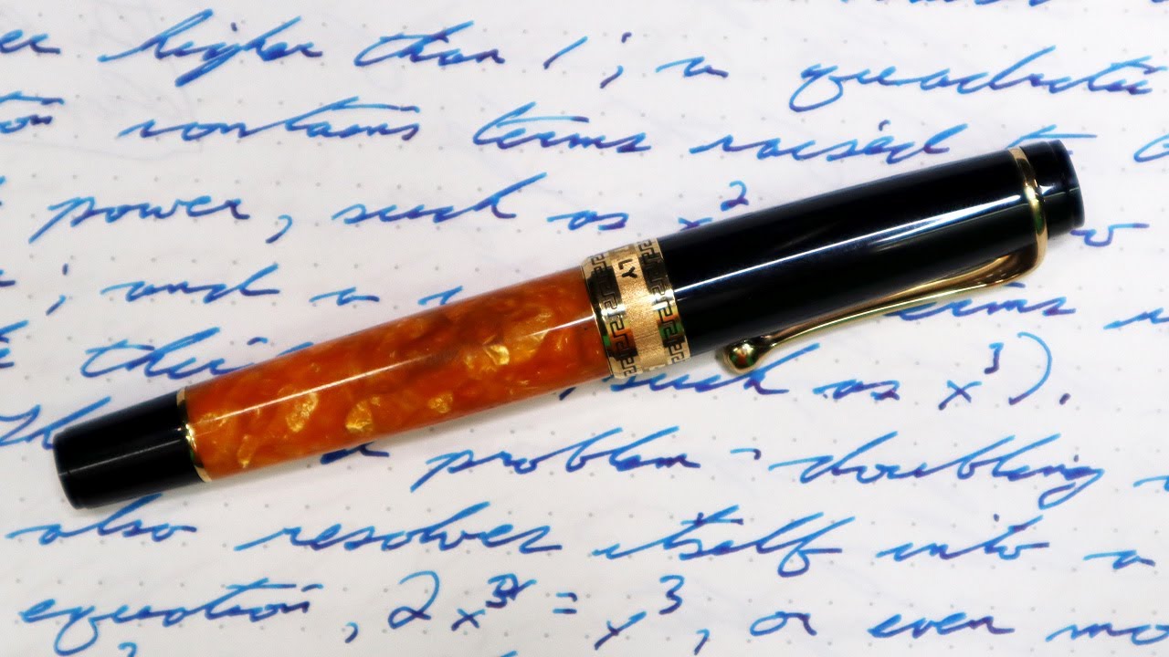 Aurora Optima O'Sole Mil Fountain Pen Ink #fountainpenink #fountainpens